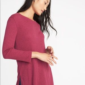 Long & Lean Rib-Knit Tunic for Women
